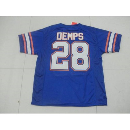 Gators #28 Jeff Demps Blue Stitched NCAA Jersey