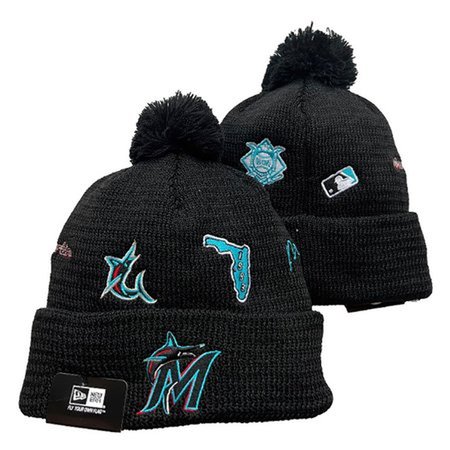 Miami Marlins Knit Hat