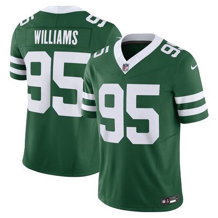 Men's New York Jets Quinnen Williams Nike Legacy Green Vapor F.U.S.E. Limited Jersey