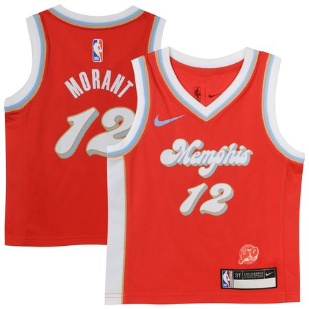 Toddler Memphis Grizzlies Ja Morant Nike Red 2024/25 Swingman Player Jersey - City Edition