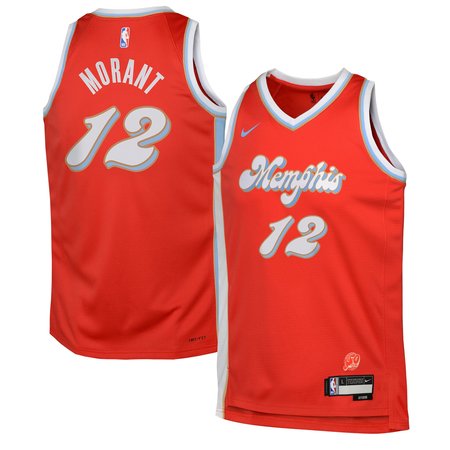 Youth Memphis Grizzlies Ja Morant Nike Red 2024/25 Swingman Player Jersey - City Edition