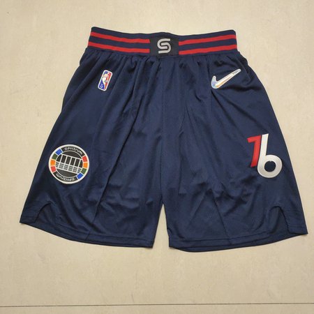 Philadelphia 76ers Blue Shorts